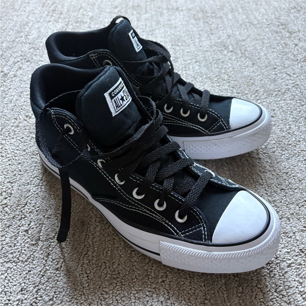 Converse Black and White High-Top Sneakers